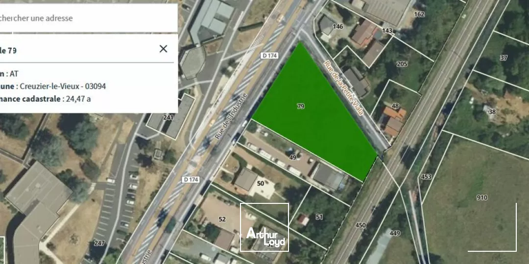 RARE ,TERRAIN VICHY RHUE