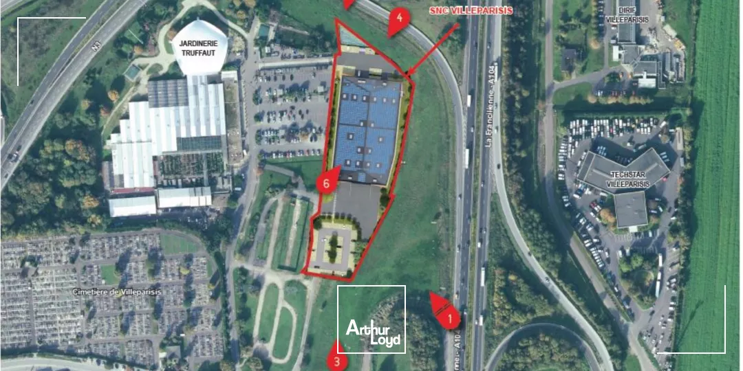 Locaux d'activité à louer Villeparisis - 5 180 m² divisibles dès 619 m² - Proche Paris CDG et accès autoroutiers A1, RN2, A104Vente de la globalité de l'immeuble nous consulter