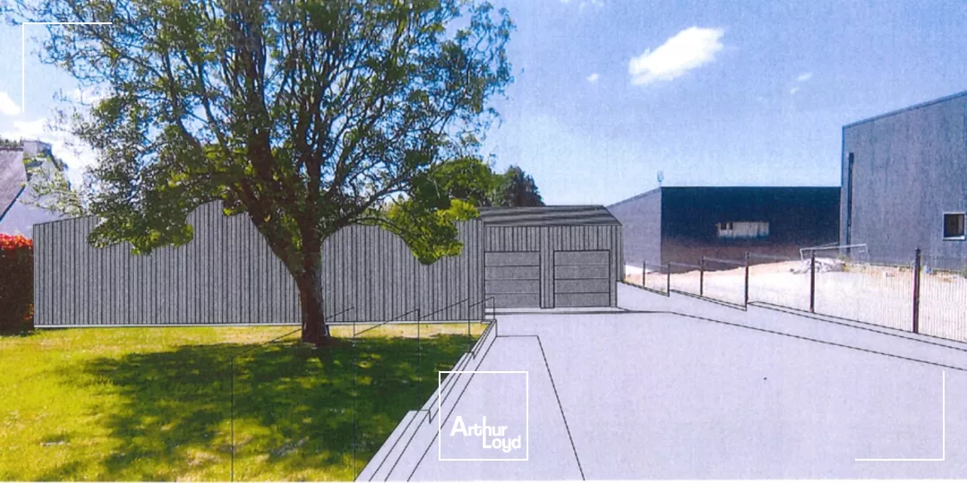 A LOUER ZONE DE GUELEN QUIMPER - LOCAUX D'ACTIVITE D'UNE SUPERFICIE D'ENVIRON 300 M²