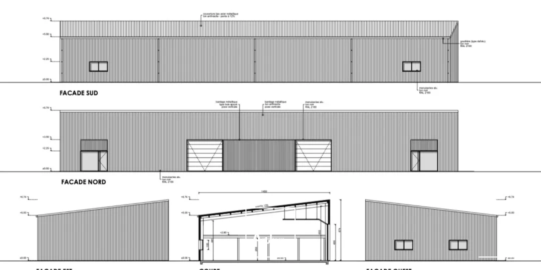 A VENDRE - ATELIER - BUREAUX - NEUFS - PONTCHATEAU