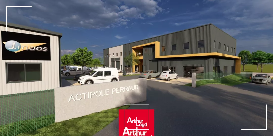 Locaux d'activité avec showroom et bureaux à vendre à SAINT FORGEUX proche TARARE