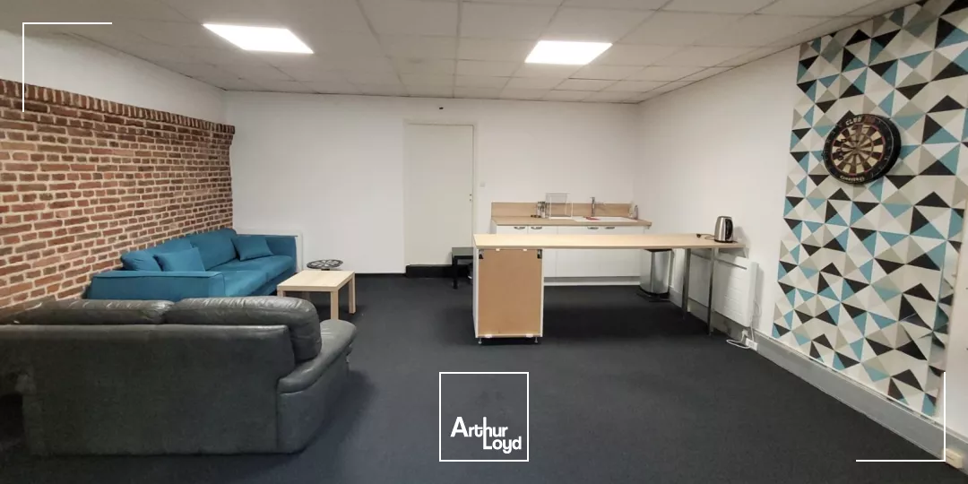 Bureaux à louer 105 m² - Parc de la Plaine Villeneuve d'Ascq, proche axes autoroutiers et transports en commun