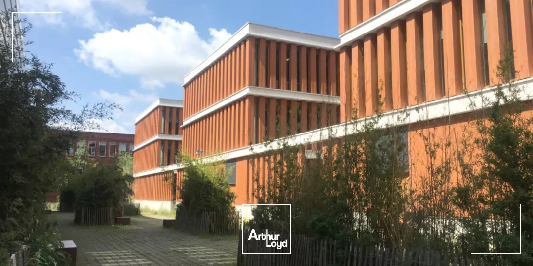 Bureaux modernes à louer à Lille - Immeuble BREEAM Very Good au coeur d'Euratechnologies - PMR sécurisé
