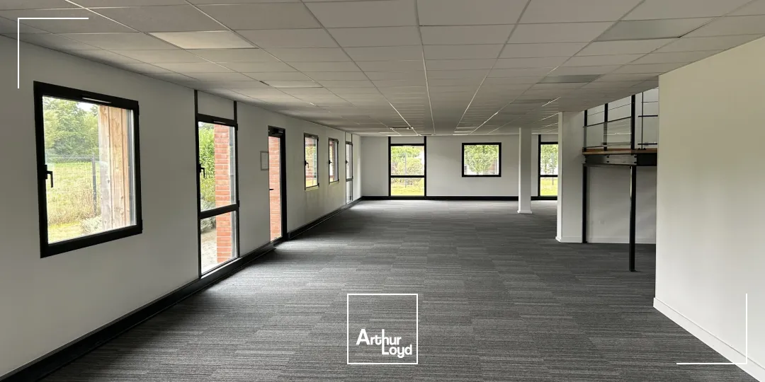 Bureaux modernes à louer - 450 m² avec parkings et terrasse privative au coeur du Parc Scientifique de la Haute Borne