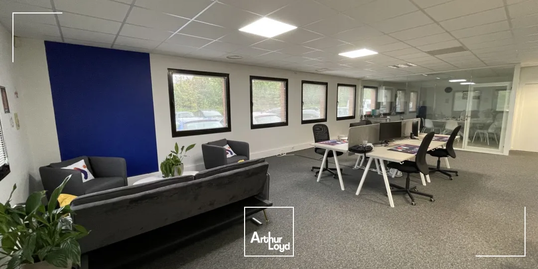 Parc Europe - Bureaux lumineux à louer - 190 m² fonctionnels avec parkings à Marcq-en-Baroeul