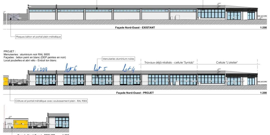 Cellules commerciales à louer 240 m2 divisible - Tourcoing - Emplacement n°1 sur axe passant avec parkings et visibilité renforcée