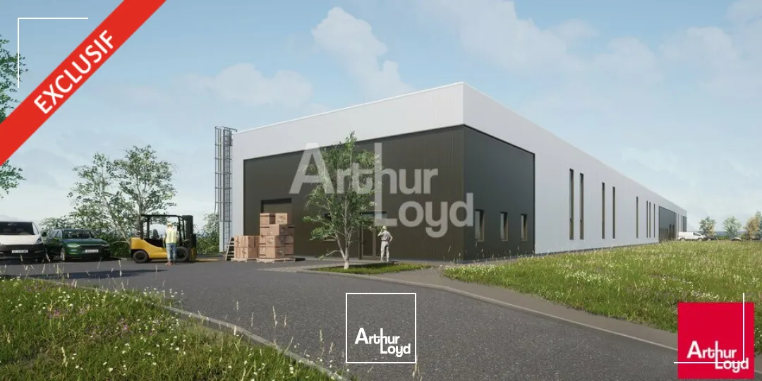 BOURGBARRE - CELLULES D'ACTIVITES A VENDRE - 2 276 M² DIVISIBLE