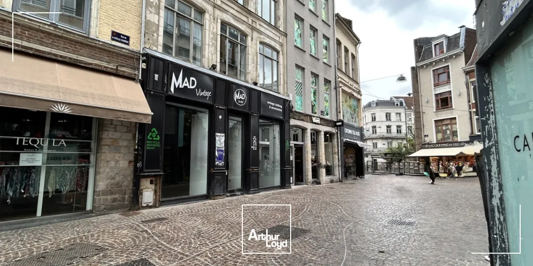 Location local commercial Lille Centre - 550 m² lumineux et accessible