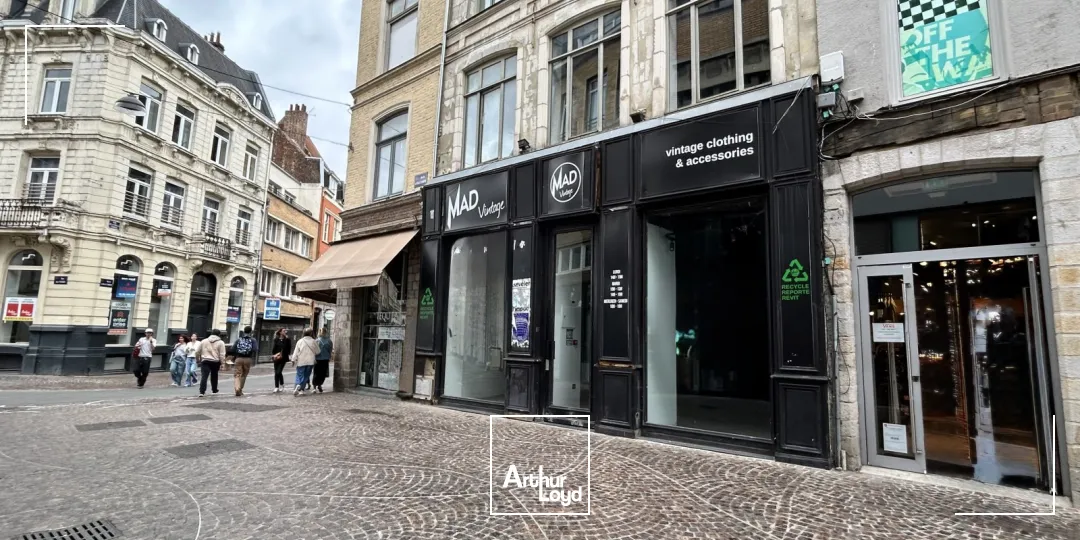 Location local commercial Lille Centre - 550 m² lumineux et accessible