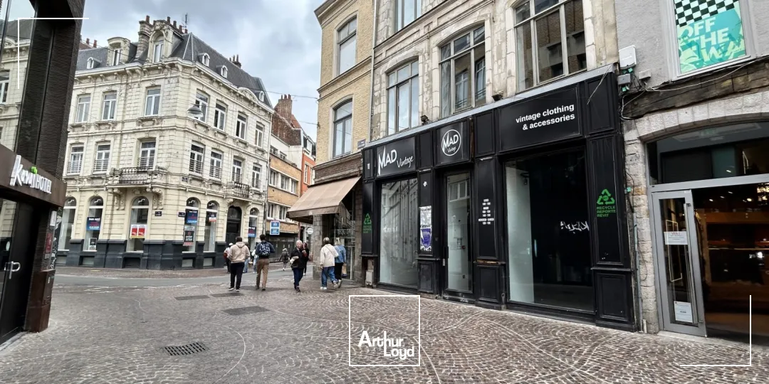 Location local commercial Lille Centre - 550 m² lumineux et accessible