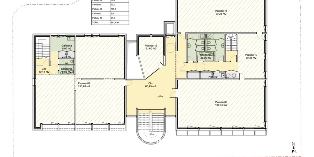 Immeuble de bureaux à louer d'environ 1 778m2 divisibles - ORLEANS GARE 
