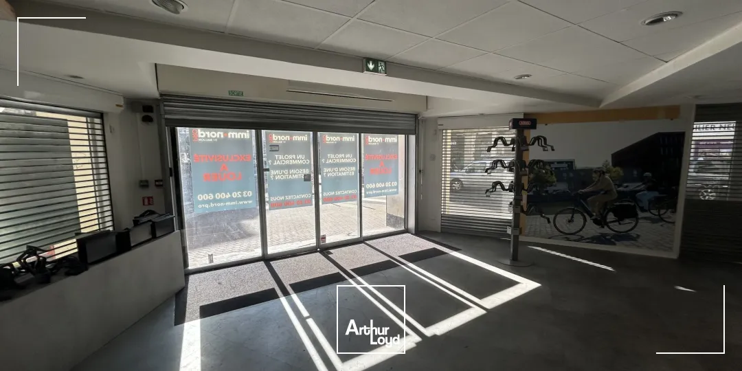 Local commercial à louer Lille centre - 220 m² proche Gare et Grand'Place