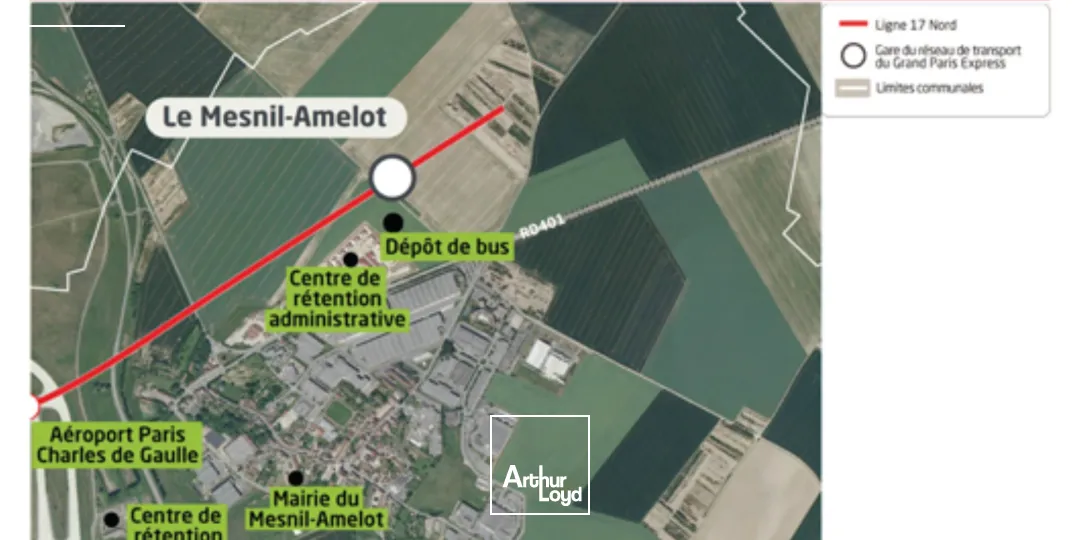 Entrepôt indépendant 5 505 m² à louer - Le Mesnil Amelot, accès rapide A1, A104, RER B, proche Paris CDG