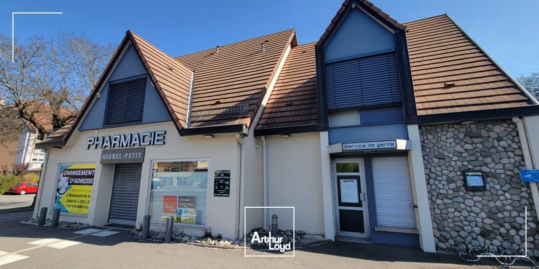 A louer, local commercial idéalement situé à Delle