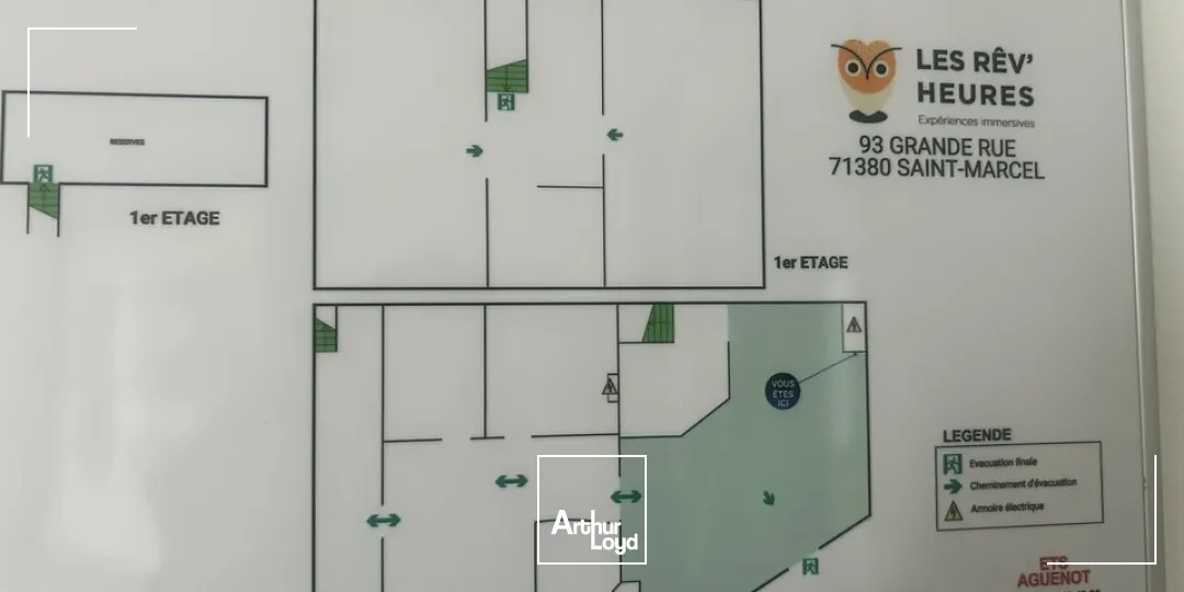 ST MARCEL, idéalement placés, bureaux 120 m²