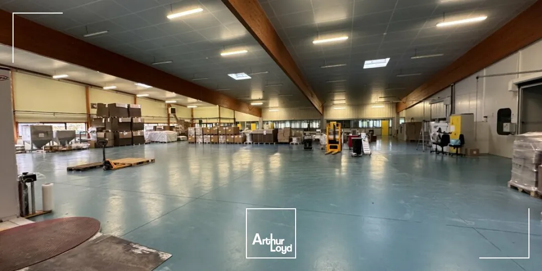 TOURS SUD EST TAUXIGNY - A VENDRE BÂTIMENT D'ACTIVITES 3 428 M² - TERRAIN 12 000 M²