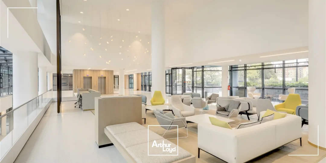 Bureaux rénovés à louer - prestations haut de gamme avec terrasses et jardins - MAGNETIK Paris 14 Porte d'Orléans