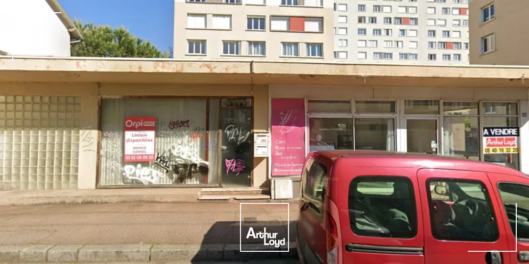 Limoges local commercial de 63 m² (possibilité 130 m²)