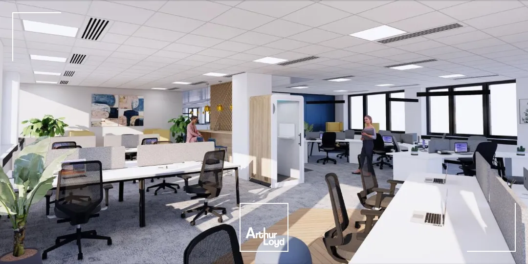 Bureaux flexibles à louer - PICTO - Immeuble tertiaire certifié HQE avec services premium - Paris 19