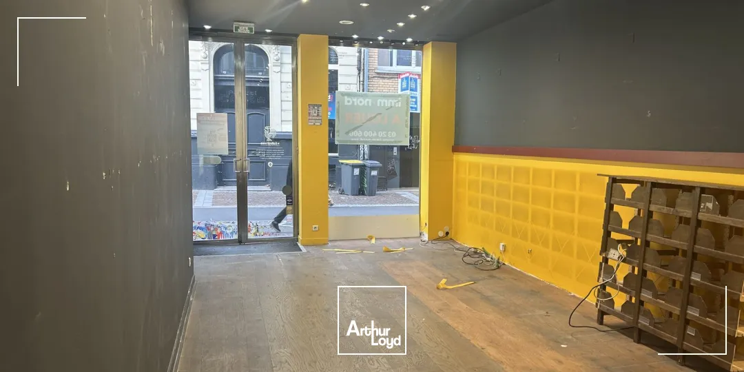 Local commercial à louer - Emplacement n°1 au coeur du centre-ville de Lille, rue piétonne très fréquentée