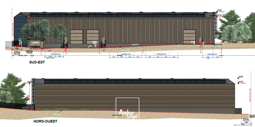 Bâtiment d'activité neuf à vendre ou à louer - Parc d'Activités du Plateau de Signes - Var