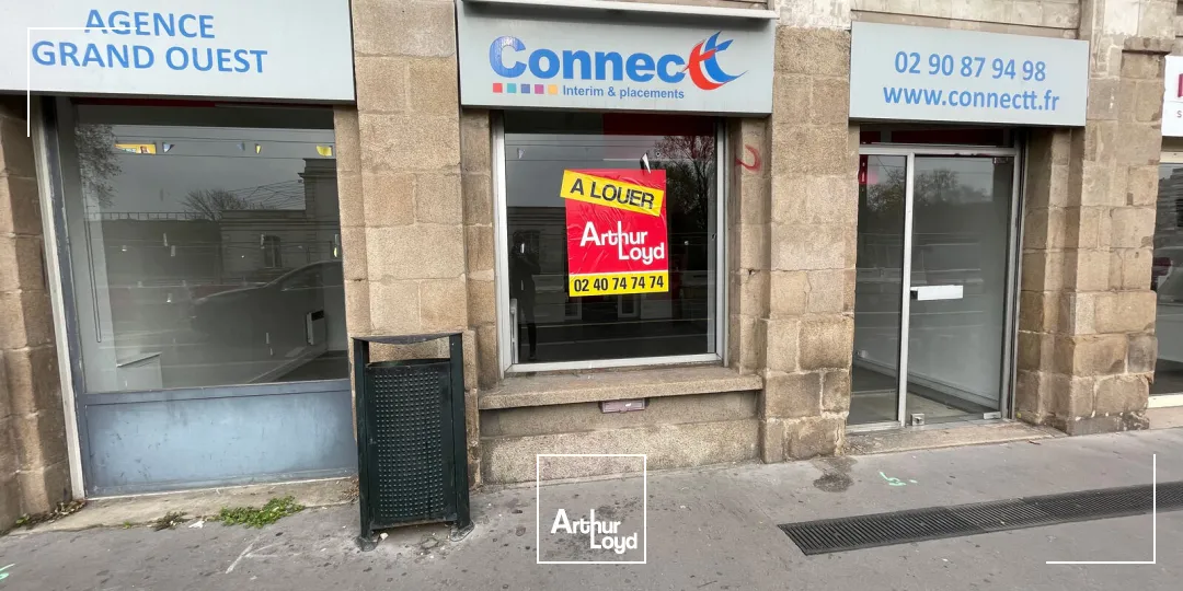 Local commercial à louer à Nantes centre avec visibilité optimale