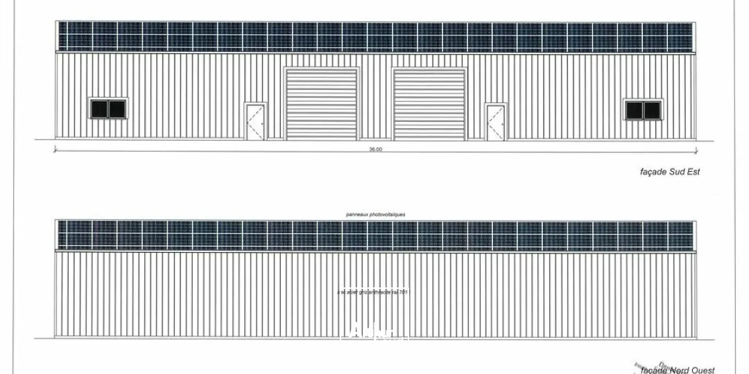 Secteur RECY (51) - à louer - Ensemble de 2 cellules d'activités avec bureaux de 268m2 chacune 