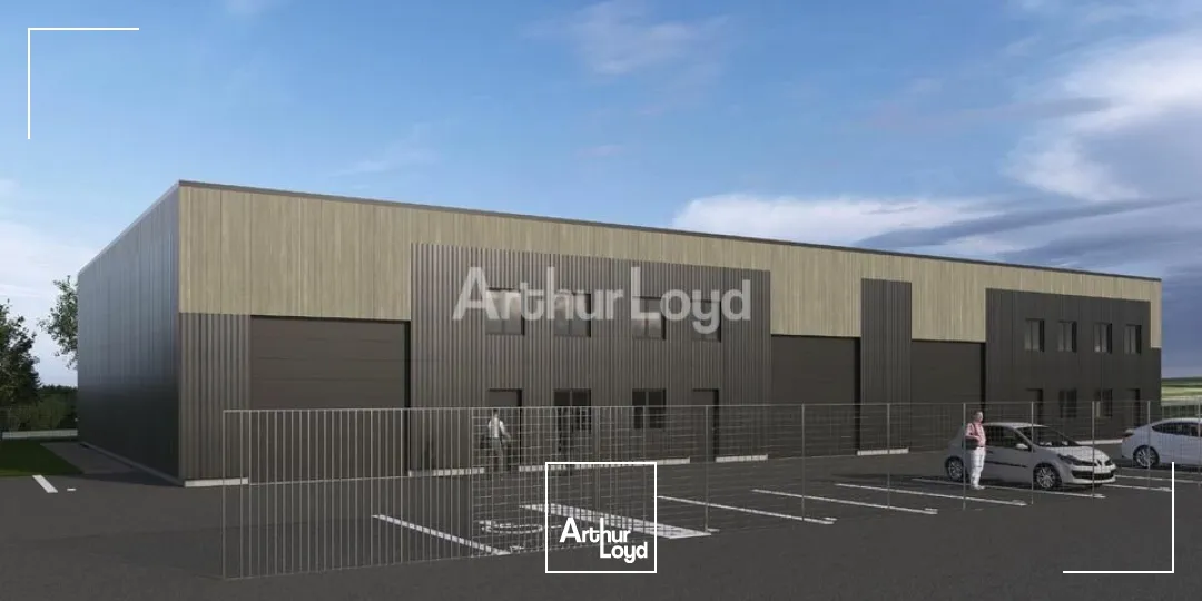 A Louer - Cellules d'activités de 1287,31m2 avec bureaux aménagés - future ZI situé à BETHENY