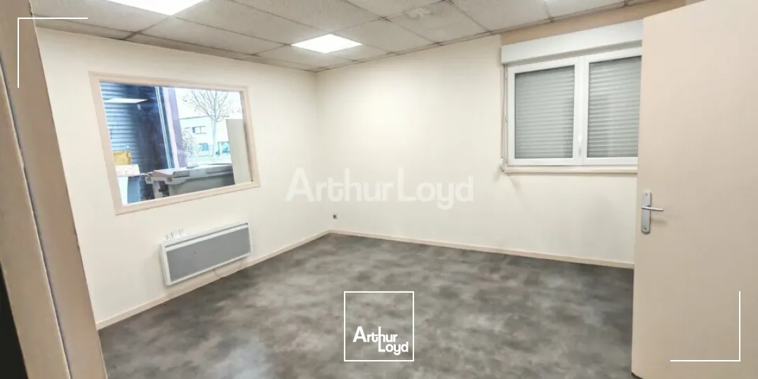 A Louer - Local d'activité de 523,62m2 dont 88,75m2 de bureaux secteur ZI La Pompelle à Reims