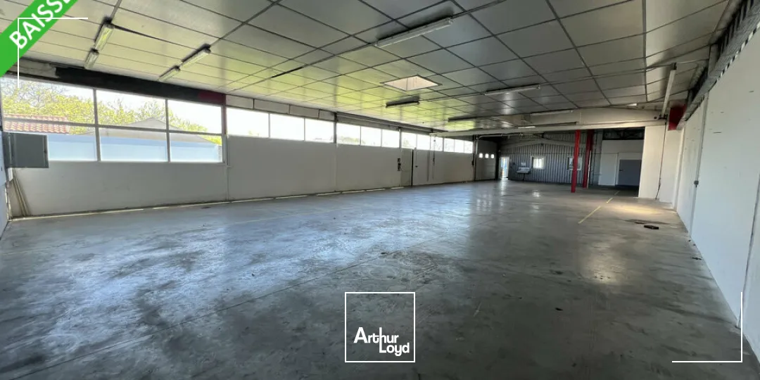 Local d'activités disponible à la location secteur Soyaux - Angoulême Est 