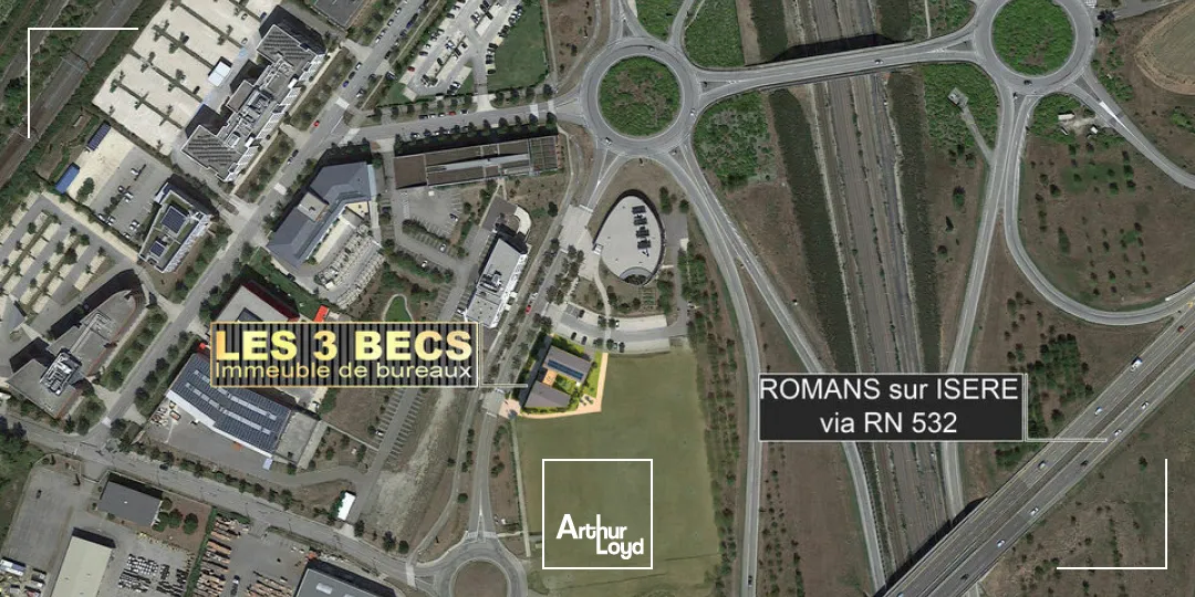 Bureaux de dernière génération éco-responsables à louer - Valence Rovaltain - Gare TGV