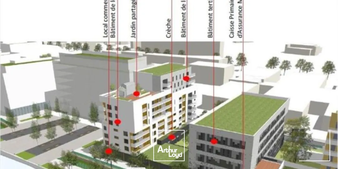 A vendre ou à louer - INITIAL - Bureaux dans la nouvelle zone commerciale de Grand Parilly - Venissieux 