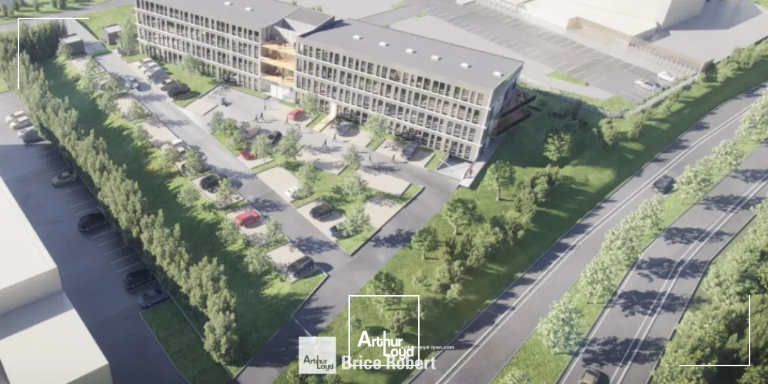 A vendre ou à louer - LES JARDINS D'ITHAQUE - Bureaux neufs - Rillieux La Pape