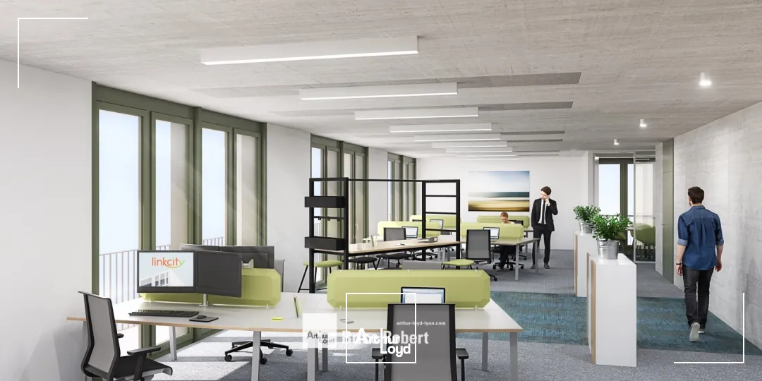 A louer - WORK #1 - Bureaux lumineux à Confluence - Lyon 2ème