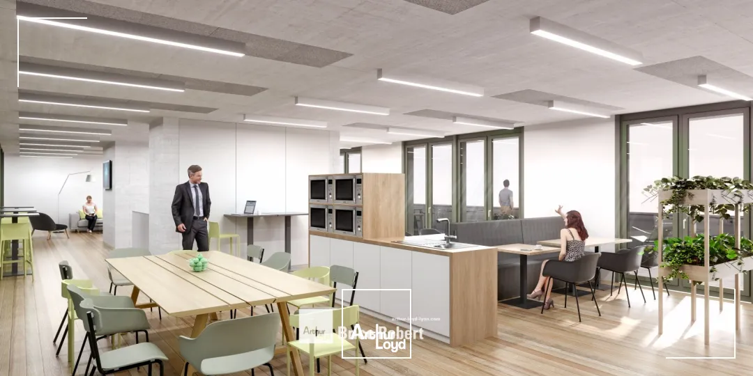 A louer - WORK #1 - Bureaux lumineux à Confluence - Lyon 2ème