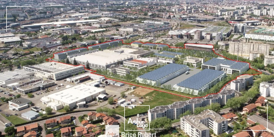 Site industriel - avec bonne desserte de TCL - à la location - à Vénissieux