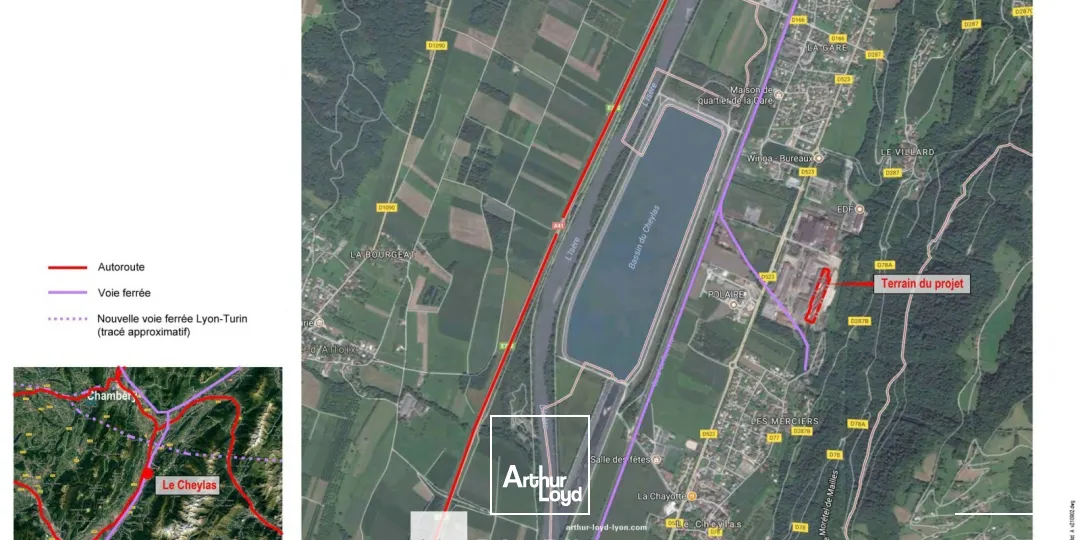 Bâtiment industriel pour clé en main - à la location - sur la commune de CHEYLAS