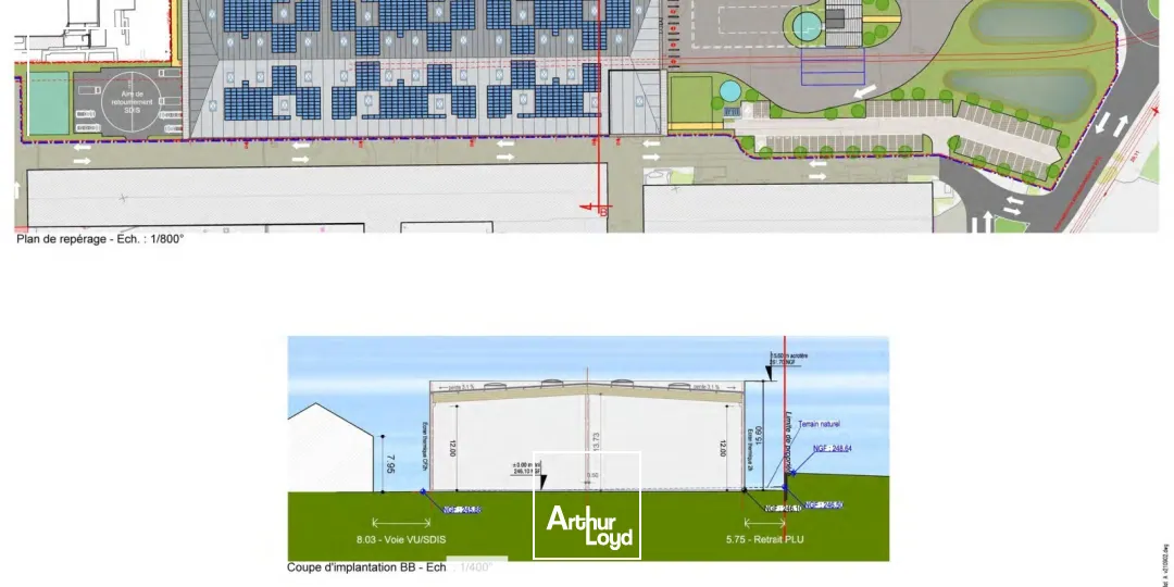 Bâtiment industriel pour clé en main - à la location - sur la commune de CHEYLAS