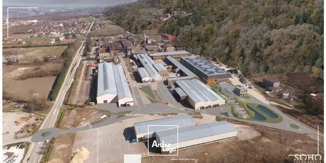 Bâtiment industriel pour clé en main - à la location - sur la commune de CHEYLAS