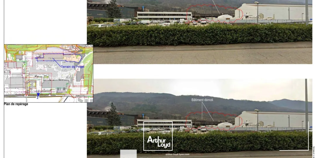 Bâtiment industriel pour clé en main - à la location - sur la commune de CHEYLAS