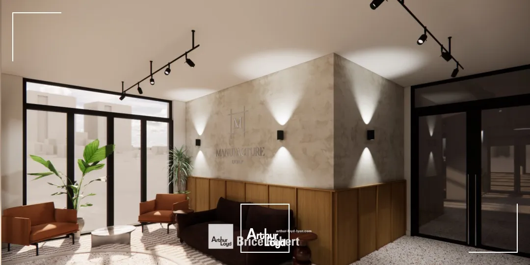 A louer - MANUFACTURE - Bureaux neufs avec prestations qualitatives - Lyon 3ème Part Dieu 