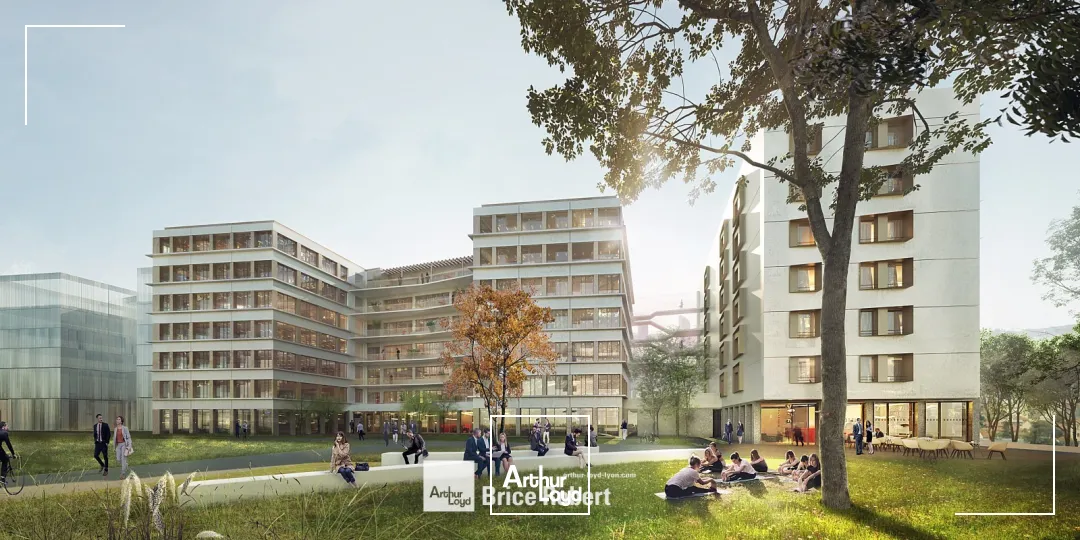 A louer - TERRA CAMPUS - Bureaux neufs dans la ZAC de la Clairière - Bron
