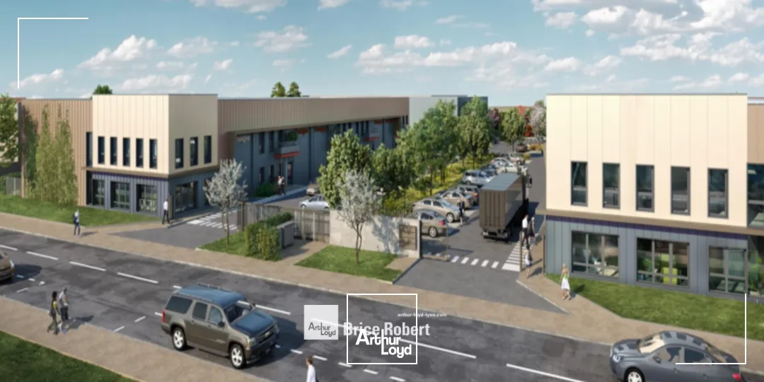 A louer - Local d'activités avec places de parking et surface de stockage - Genay