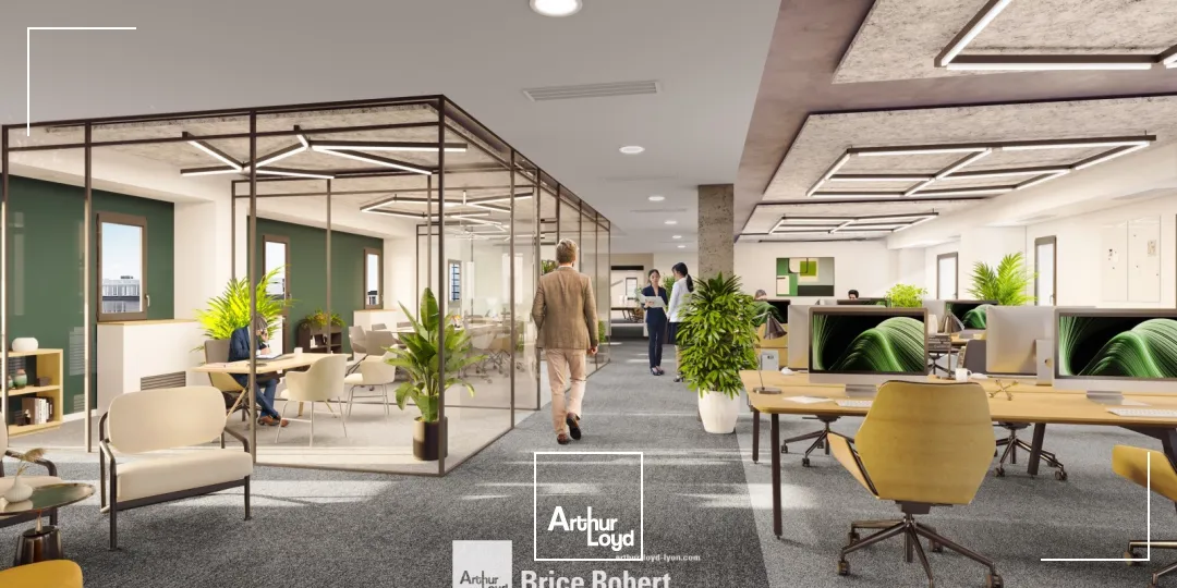 A vendre ou à louer - VERTICAL - Bureaux restructurés proches de Jean Macé - Lyon 7ème