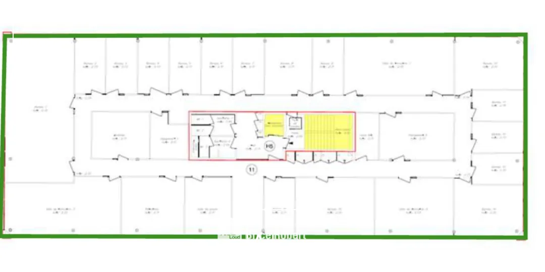 A louer - VAL D'ECULLY - Bureaux accompagnés de nombreuses places de parking - Ecully