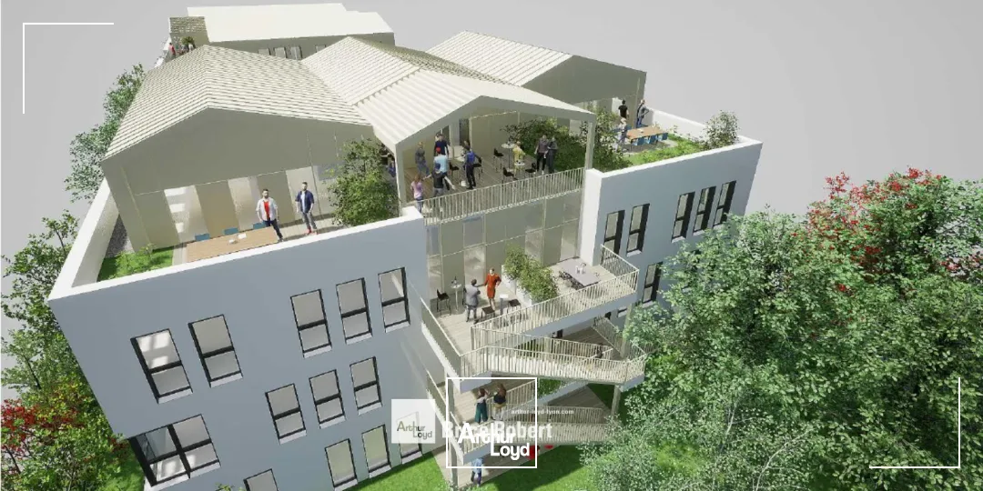 A vendre - 7 UP - Bureaux dans programme composé de 2 bâtiment ERP5 - Dardilly