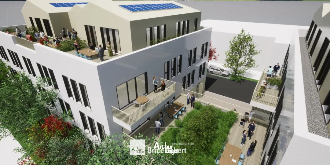 A vendre - 7 UP - Bureaux dans programme composé de 2 bâtiment ERP5 - Dardilly