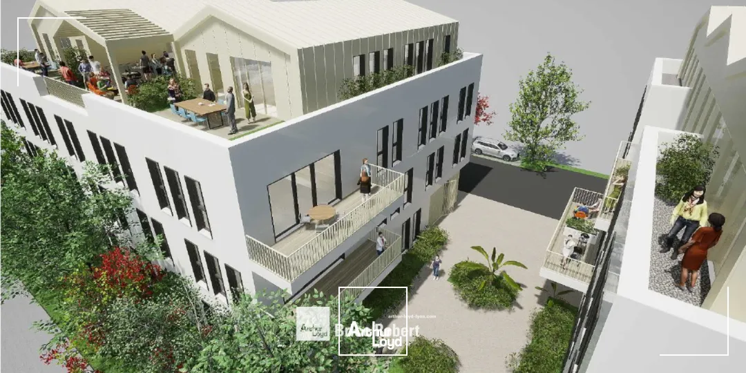 A vendre - 7 UP - Bureaux dans programme composé de 2 bâtiment ERP5 - Dardilly