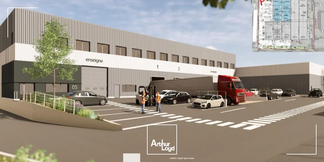 A LOUER - Bâtiment d'activités - DECINES-CHARPIEU