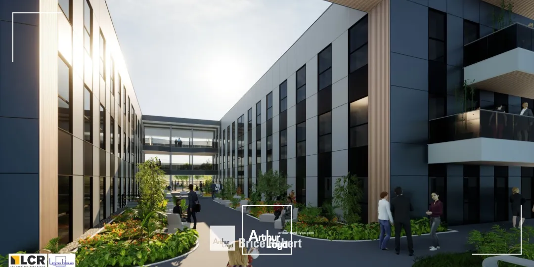 A vendre - LE PATIO - Bureaux neufs dans - Genas